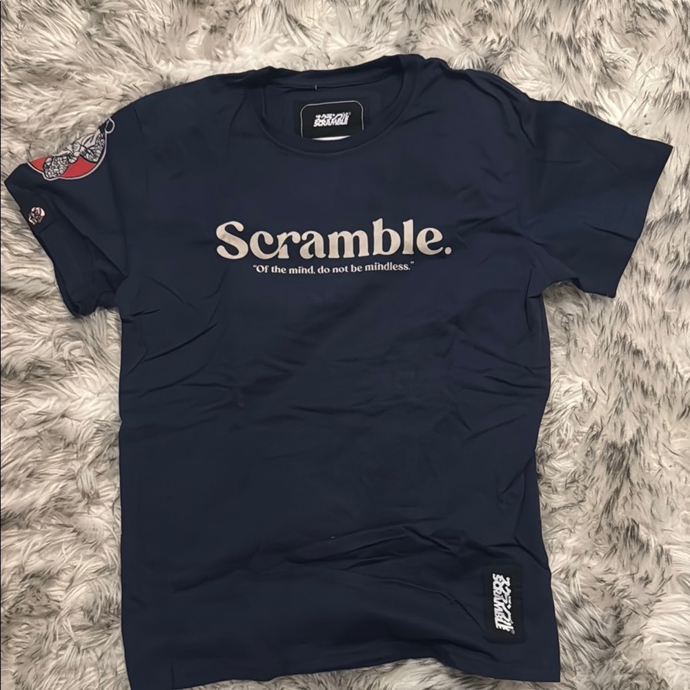 Navy Blue Short Sleeve Tee